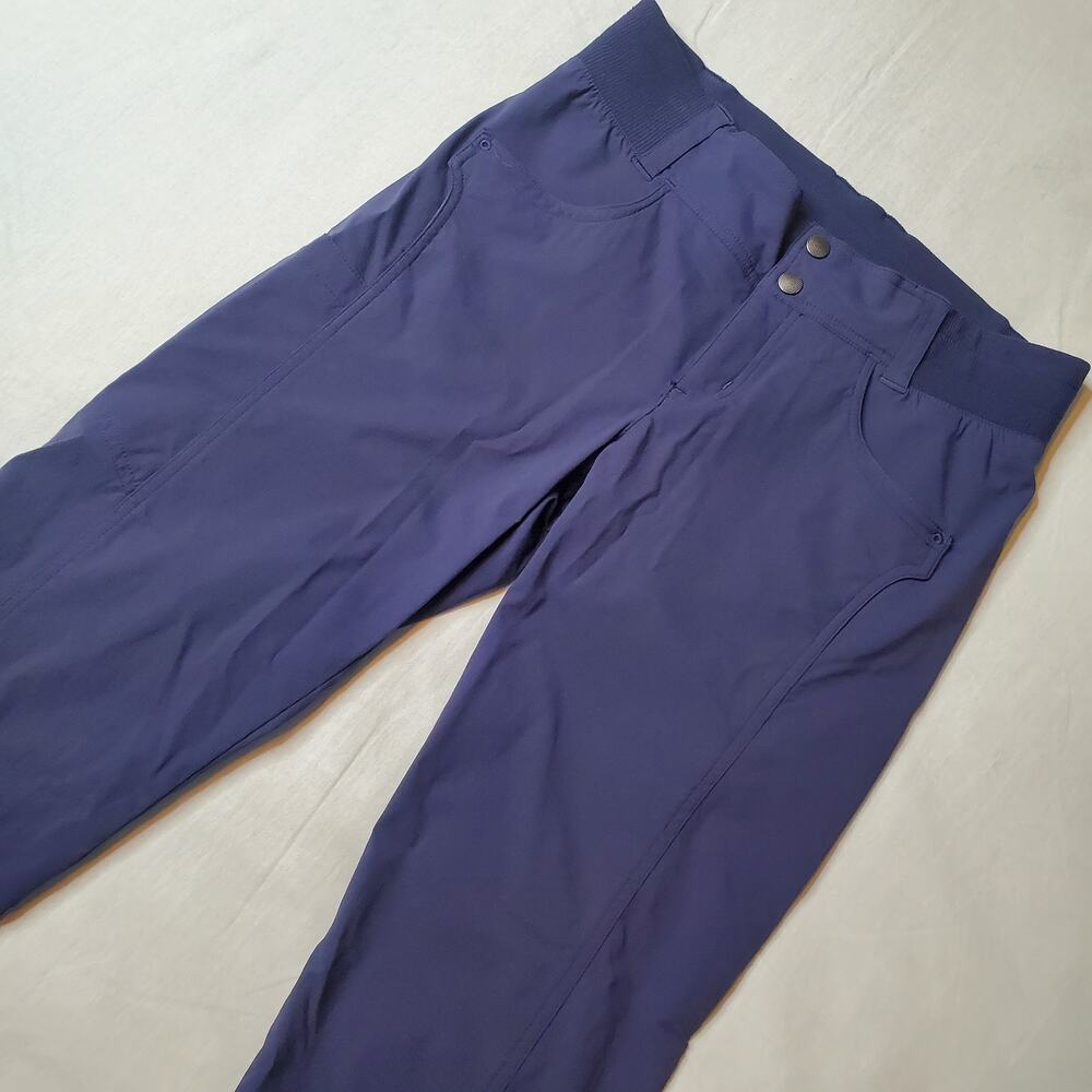 Title Nine Women's Size 4 Clamber Capri Pants Hiking Outdoor Navy Blue 530903